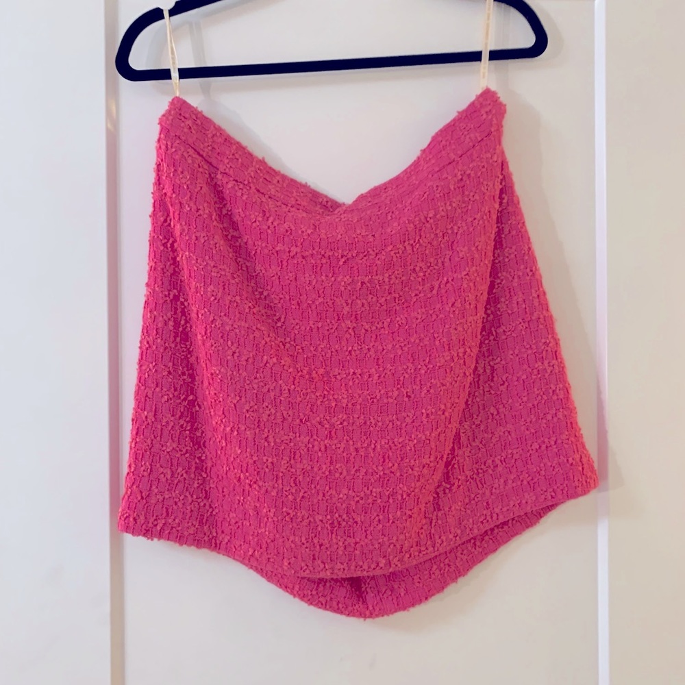 Kate Spade Hot Pink Skirt Sz 14 “Skirt the Rules”